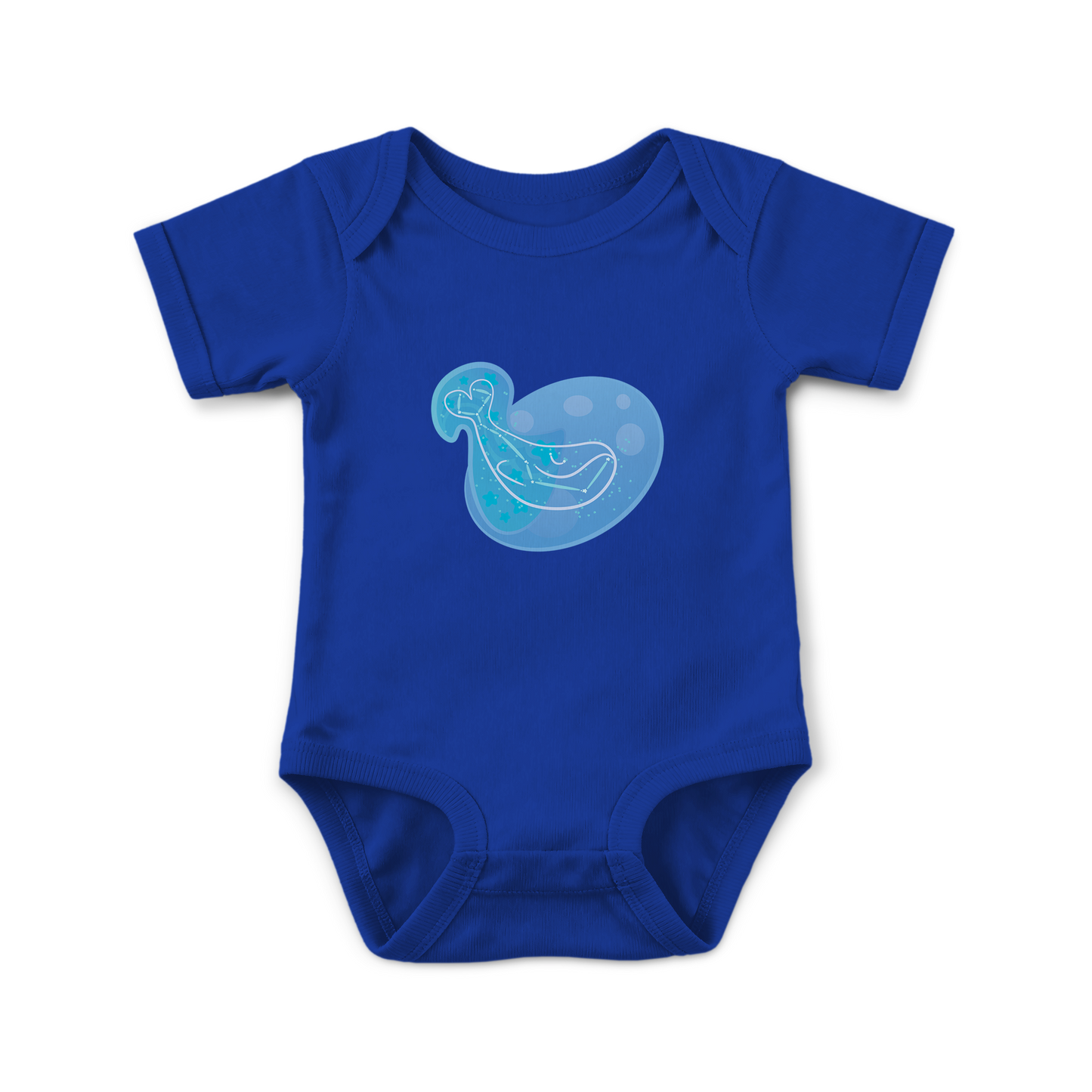 Mir the Spunky Calf Astral Zenith Traces on Infant Baby Rib Bodysuit