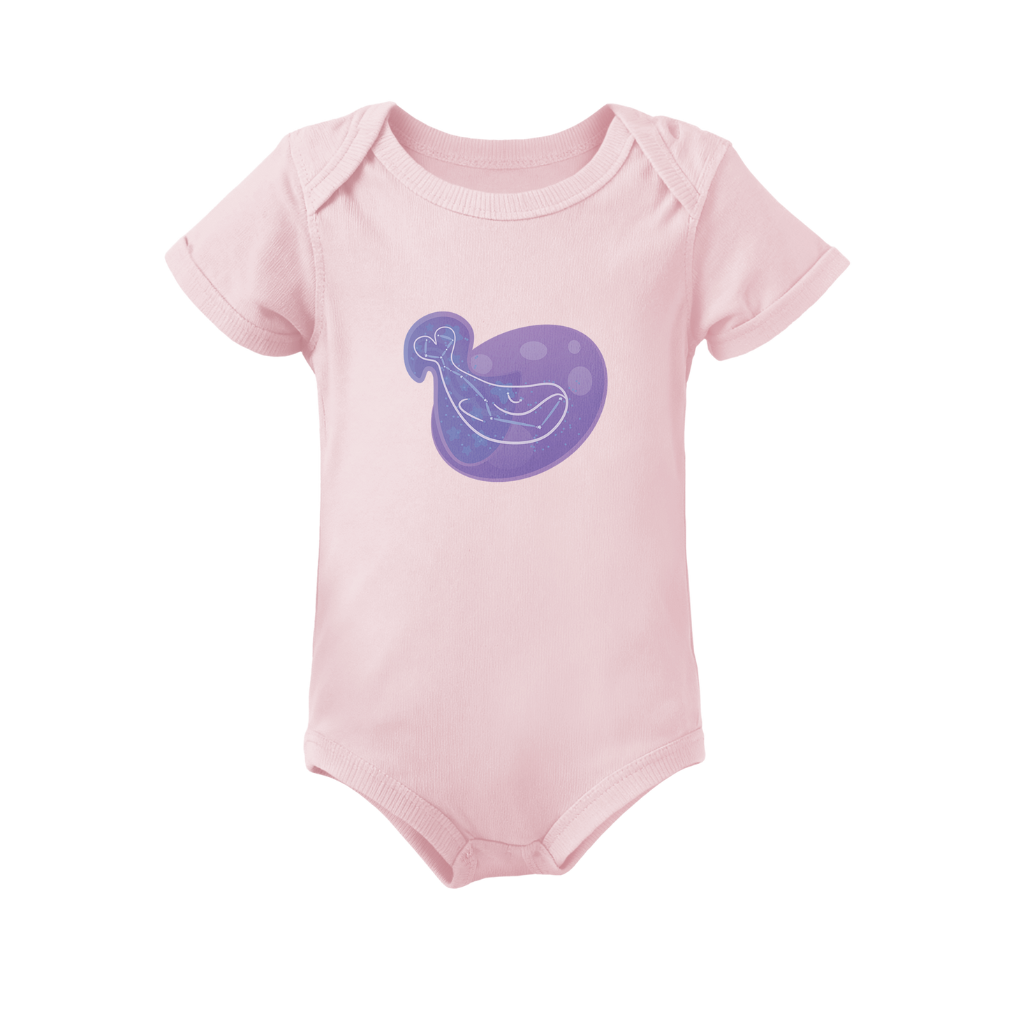 Mir the Spunky Calf Astral Nadir Traces on Infant Baby Rib Bodysuit