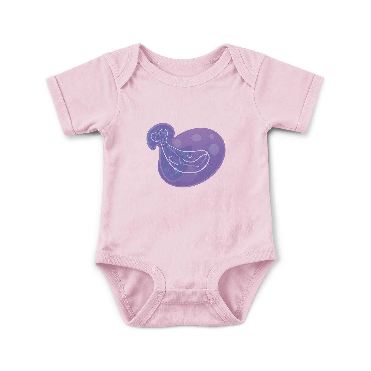 Mir the Spunky Calf Astral Nadir Traces on Infant Baby Rib Bodysuit