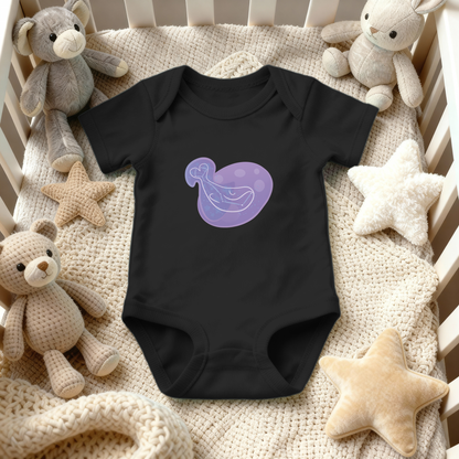 Mir the Spunky Calf Astral Nadir Traces on Infant Baby Rib Bodysuit