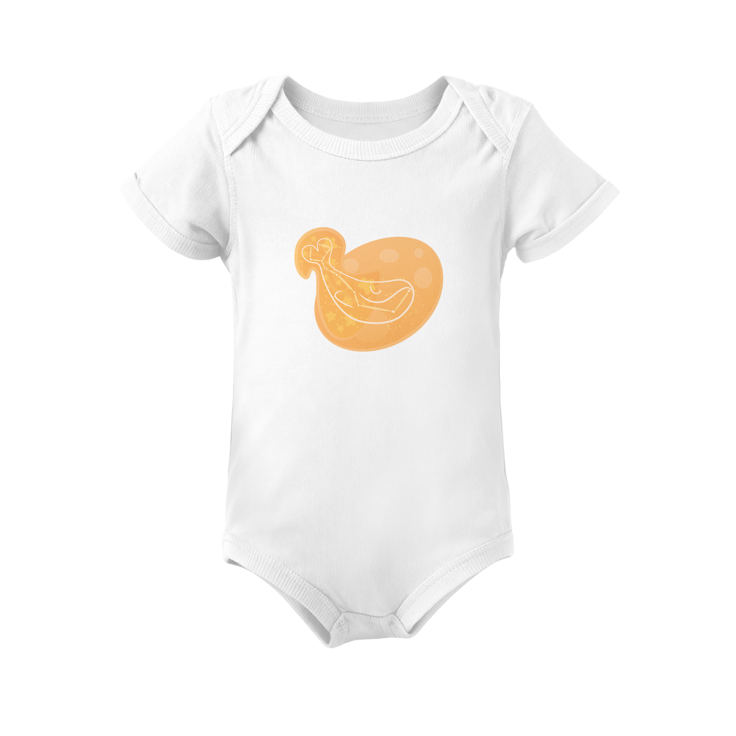 Mir the Spunky Calf Astral Dawn Traces Infant Baby Rib Bodysuit