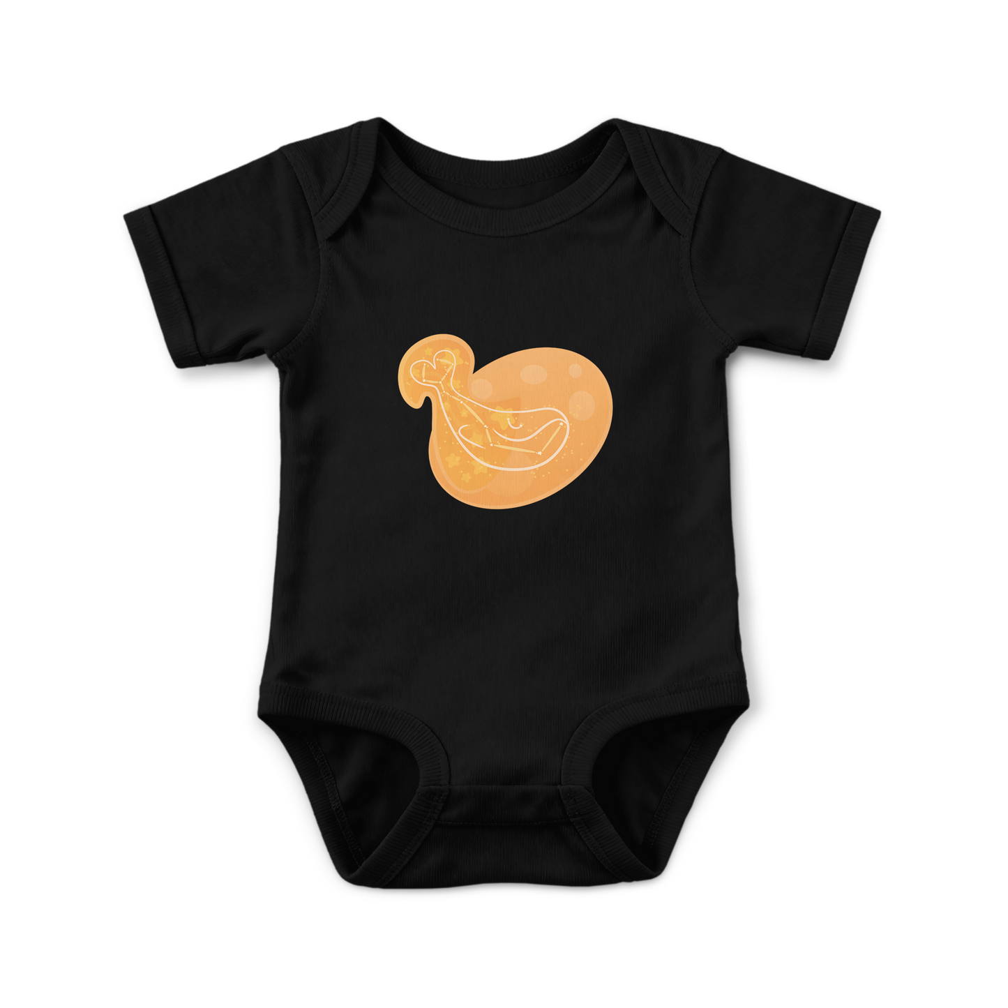 Mir the Spunky Calf Astral Dawn Traces Infant Baby Rib Bodysuit
