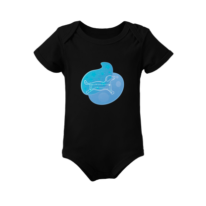Rius the Loyal Puppy Astral Zenith Traces on Infant Baby Rib Bodysuit