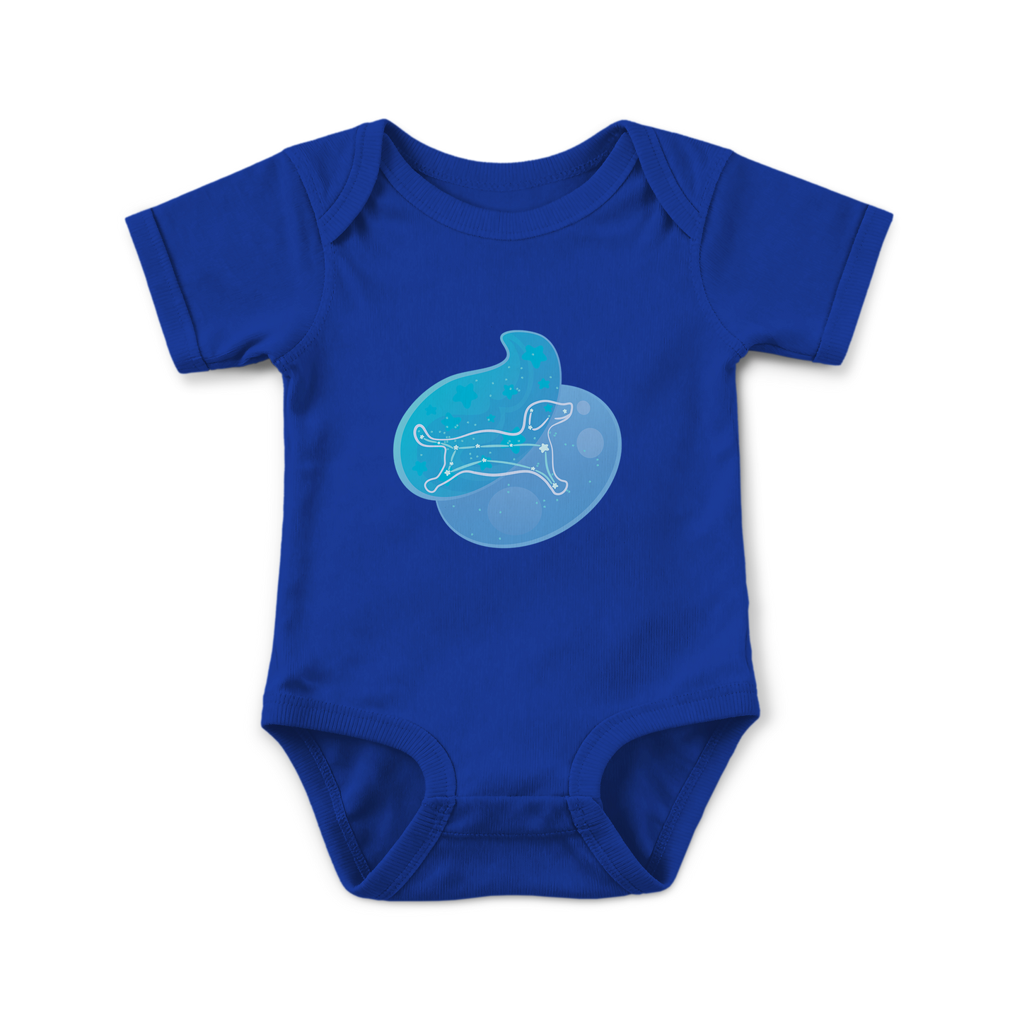 Rius the Loyal Puppy Astral Zenith Traces on Infant Baby Rib Bodysuit