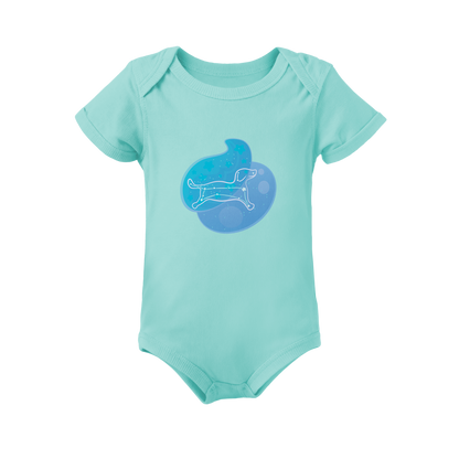 Rius the Loyal Puppy Astral Zenith Traces on Infant Baby Rib Bodysuit