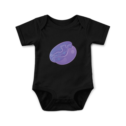 Lyn the Keen Kitten Astral Nadir Traces on Infant Baby Rib Bodysuit