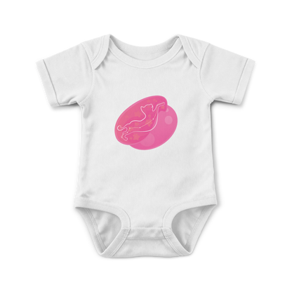 Lyn the Keen Kitten Astral Dusk Traces on Infant Baby Rib Bodysuit