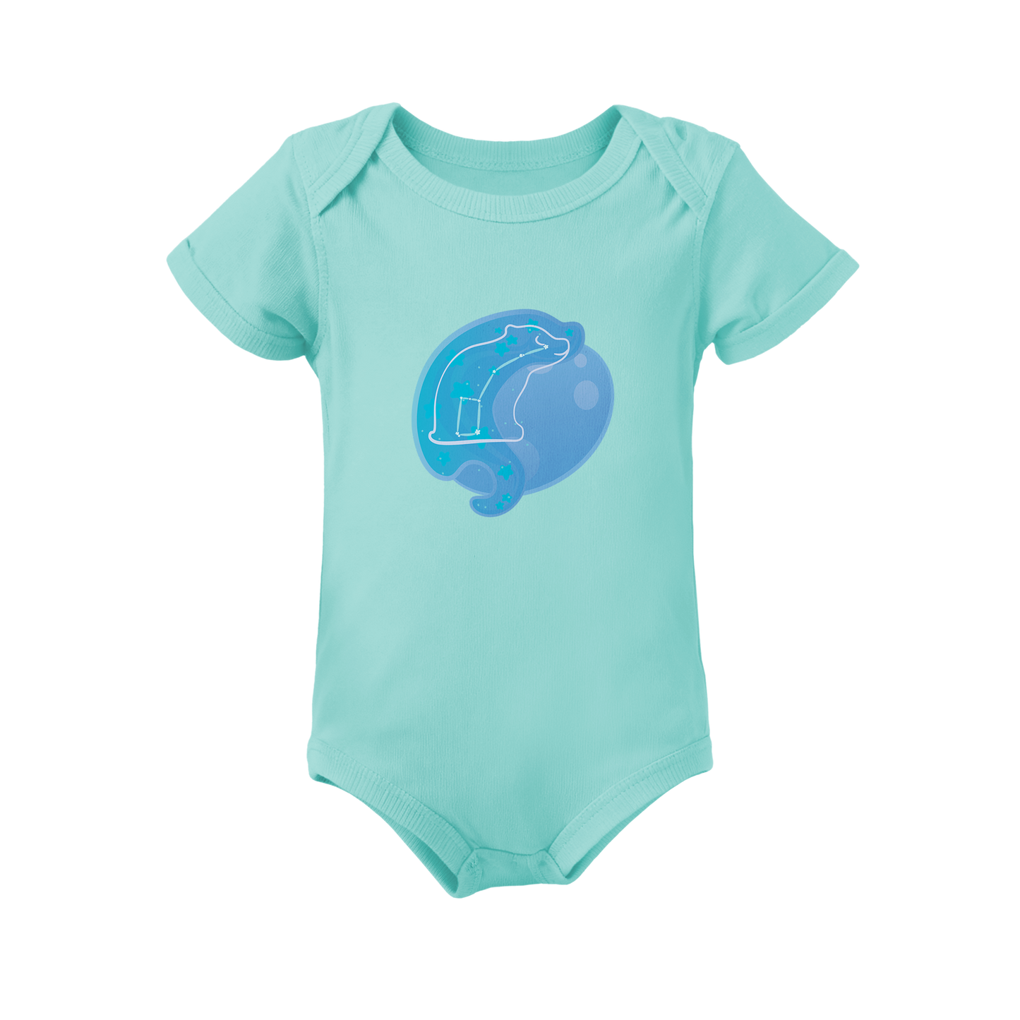 Aris the Guiding Cub Astral Zenith Traces on Infant Baby Rib Bodysuit