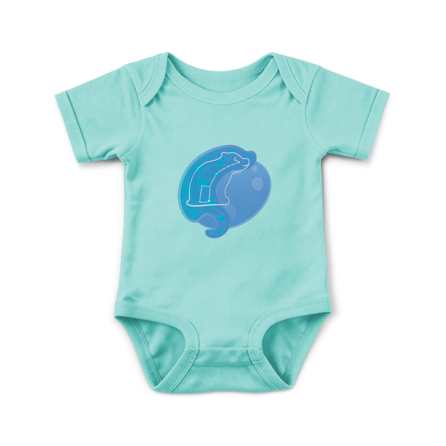 Aris the Guiding Cub Astral Zenith Traces on Infant Baby Rib Bodysuit