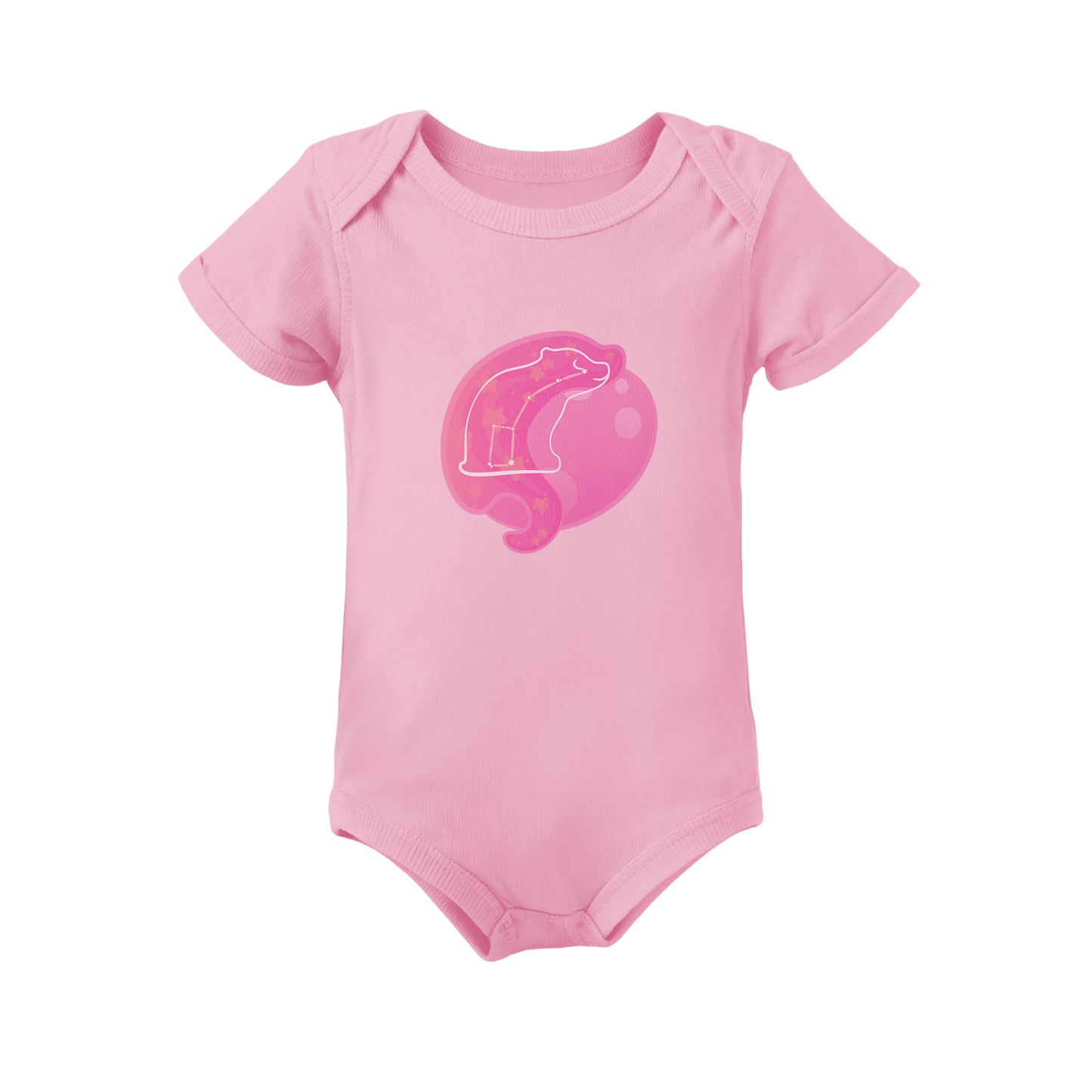Aris the Guiding Cub Astral Dusk Traces on Infant Baby Rib Bodysuit