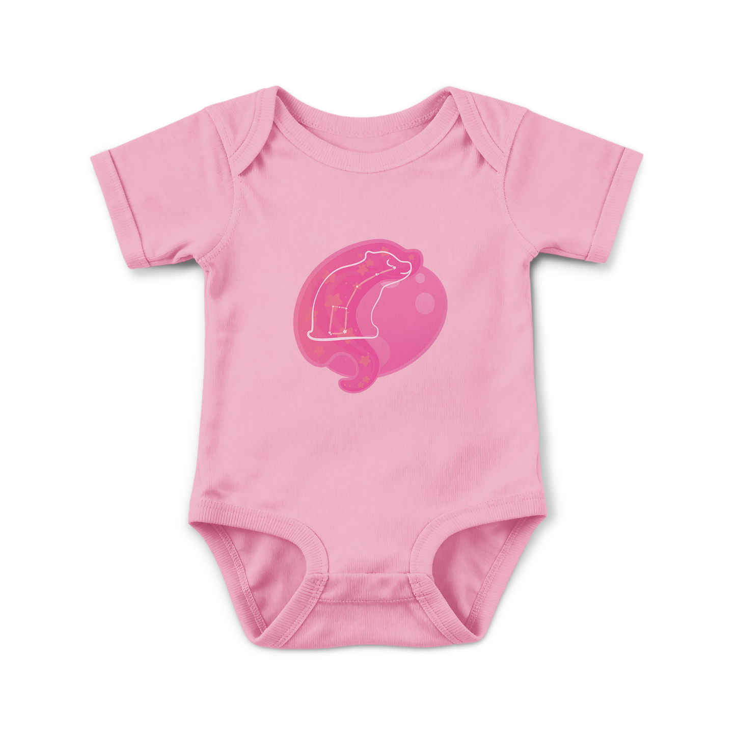 Aris the Guiding Cub Astral Dusk Traces on Infant Baby Rib Bodysuit