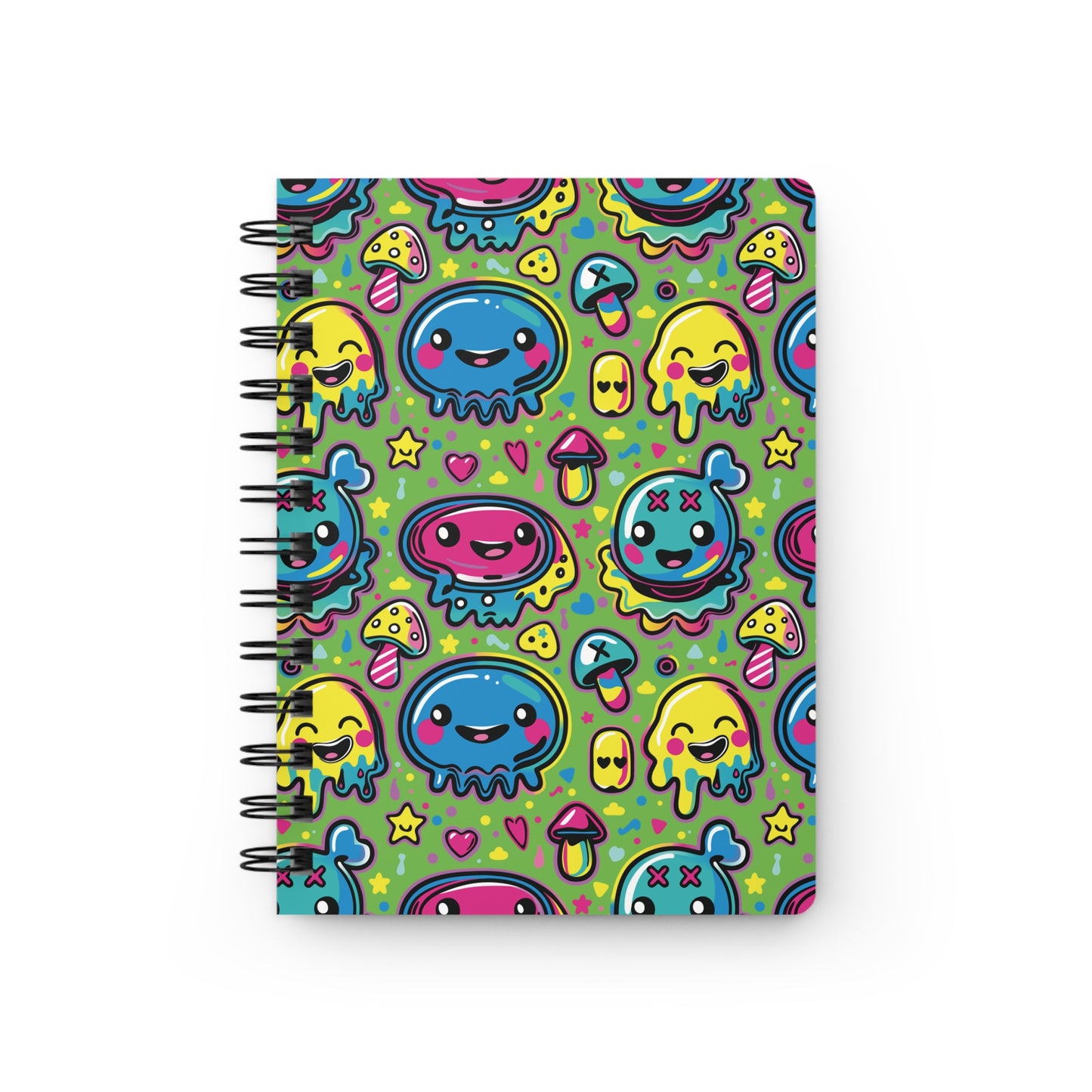 Fifth Hour of Mischief Fizzbrewed Oozeling Scrawls on Spiral Bound Journal