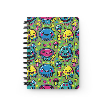 Fifth Hour of Mischief Fizzbrewed Oozeling Scrawls on Spiral Bound Journal